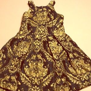 Black & Gold Cocktail Dress